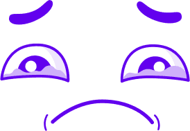Sad face
